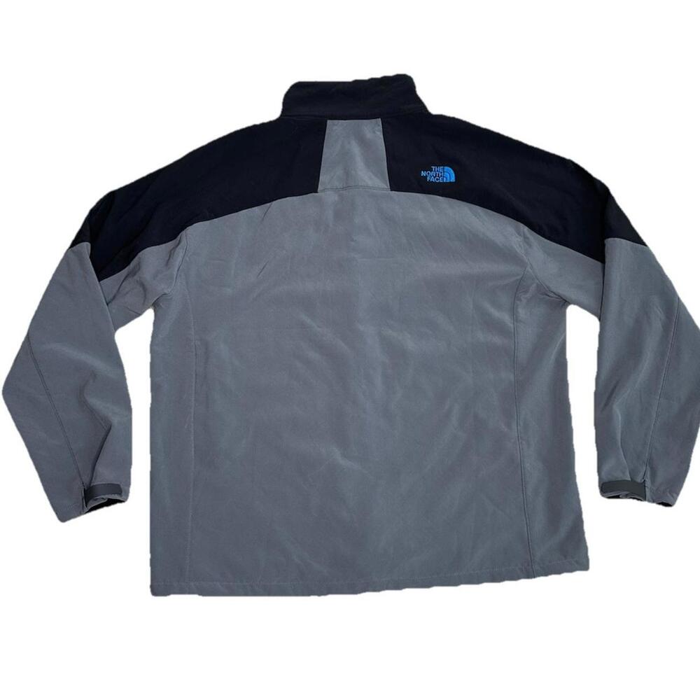 North Face Shellrock Jacket Mens XXL 2XL Gray Black Soft Shell Full Zip Gorpcore - Picture 4 of 8